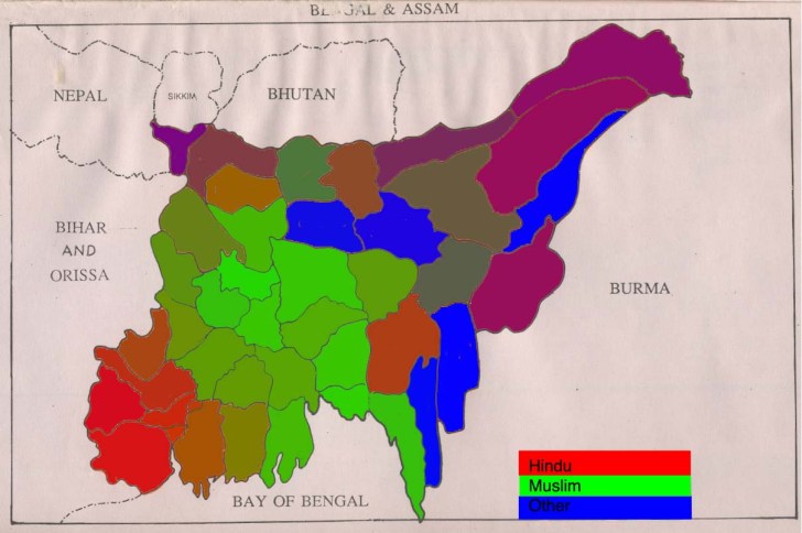 Bengal and Assam Religion, 1941