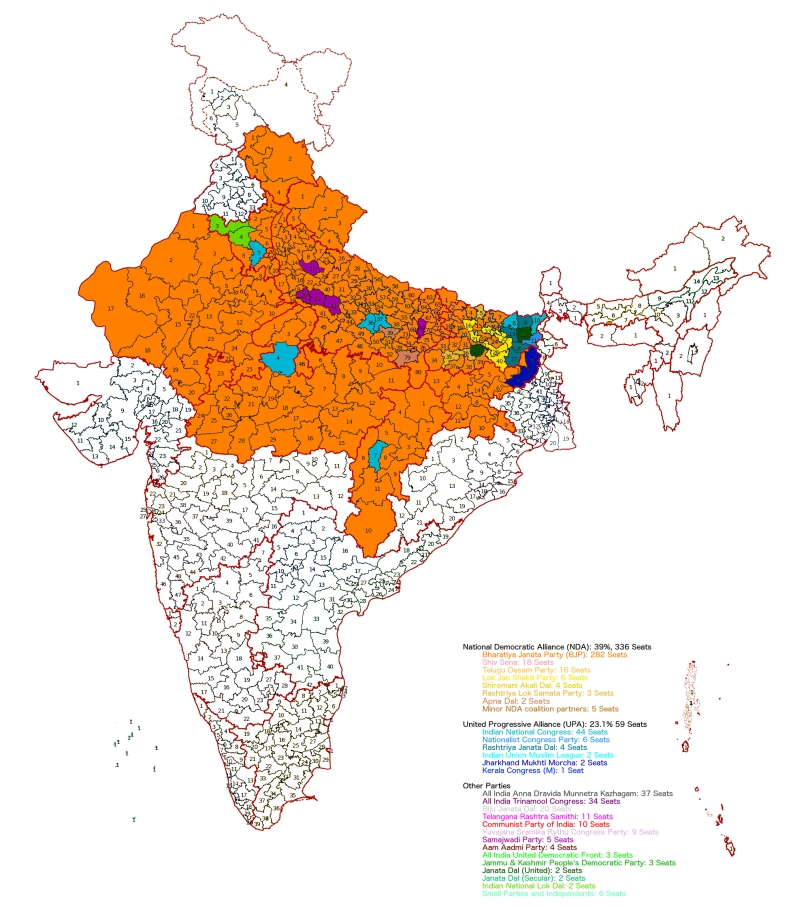 Hindi Belt Election Results